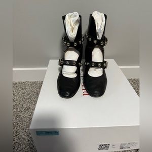 RED Valentino leather booties